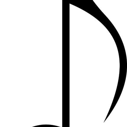 Music Note 100% Cotton Fabric Panel Block EE2505