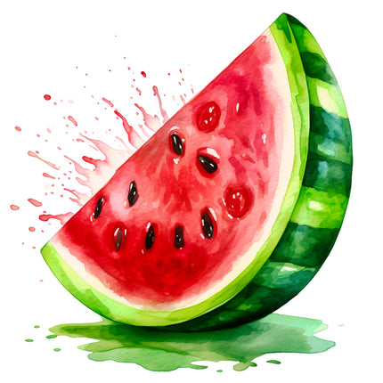 Watermelon 100% Cotton Fabric Panel Block EE257