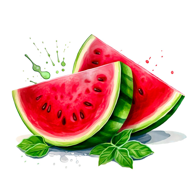 Watermelon 100% Cotton Fabric Panel Block EE263