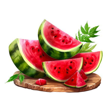 Watermelon 100% Cotton Fabric Panel Block EE268