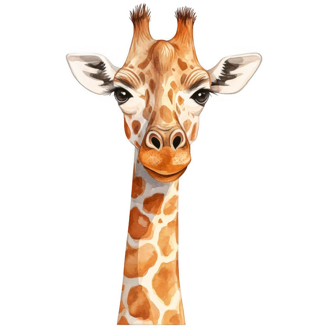 Giraffe 100% Cotton Fabric Panel Block EE2733