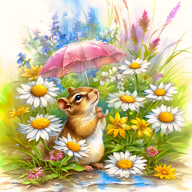 chipmunk fabric panel