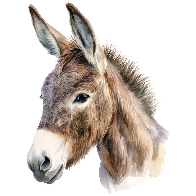 Donkey 100% Cotton Fabric Panel Block EE3050