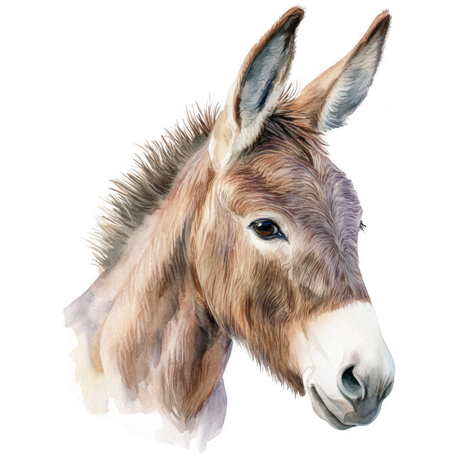 Donkey 100% Cotton Fabric Panel Block FLIP-EE3050