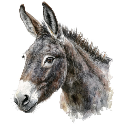 Donkey 100% Cotton Fabric Panel Block EE3054