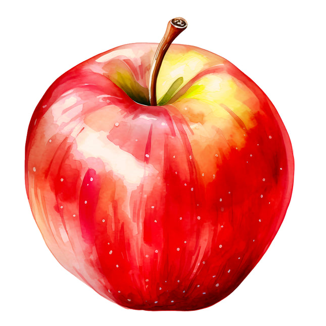 Apple 100% Cotton Fabric Panel Block EE326