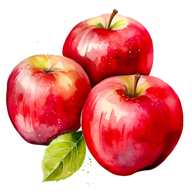 Apples 100% Cotton Fabric Panel Block EE330