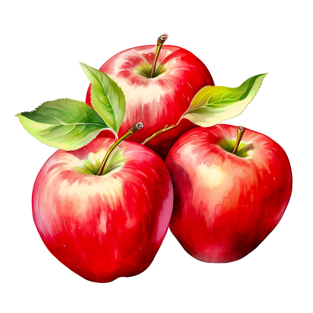 Apples 100% Cotton Fabric Panel Block EE331