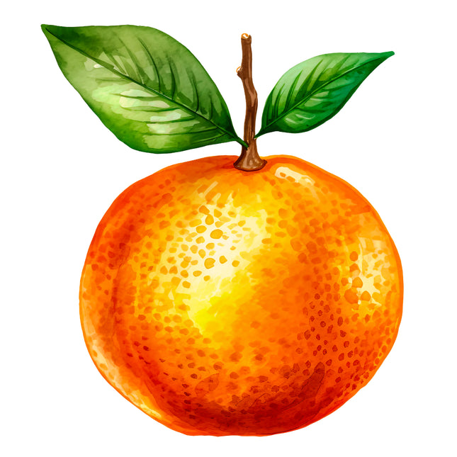 Orange 100% Cotton Fabric Panel Block EE501