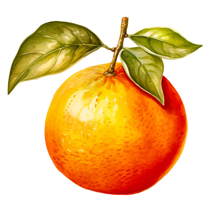 Orange 100% Cotton Fabric Panel Block EE504