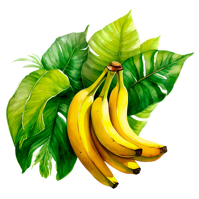 Bananas 100% Cotton Fabric Panel Block EE531