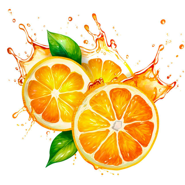 Oranges 100% Cotton Fabric Panel Block EE556