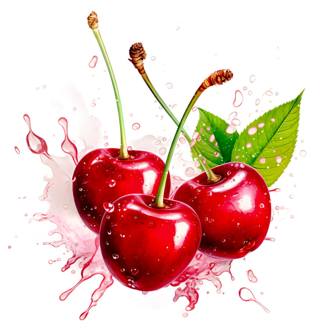 Cherries 100% Cotton Fabric Panel Block EE658