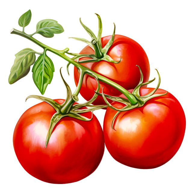 Tomatoes 100% Cotton Fabric Panel Block EE683