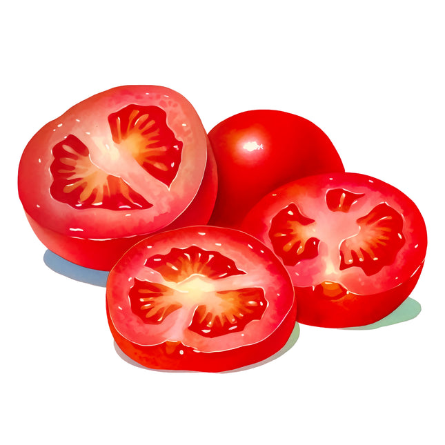 Tomatoes 100% Cotton Fabric Panel Block EE686