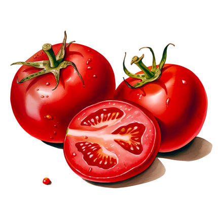 Tomatoes 100% Cotton Fabric Panel Block EE688