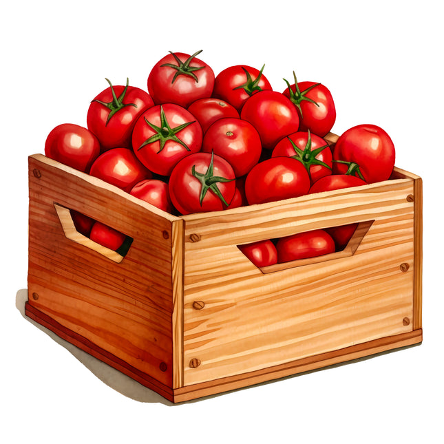 Tomatoes 100% Cotton Fabric Panel Block EE689