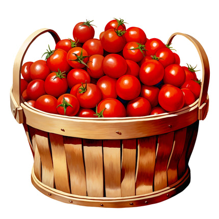 Tomatoes 100% Cotton Fabric Panel Block EE690