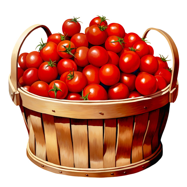 Tomatoes 100% Cotton Fabric Panel Block EE690