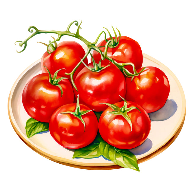 Tomatoes 100% Cotton Fabric Panel Block EE692