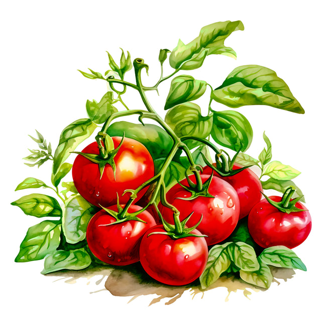 Tomatoes 100% Cotton Fabric Panel Block EE695