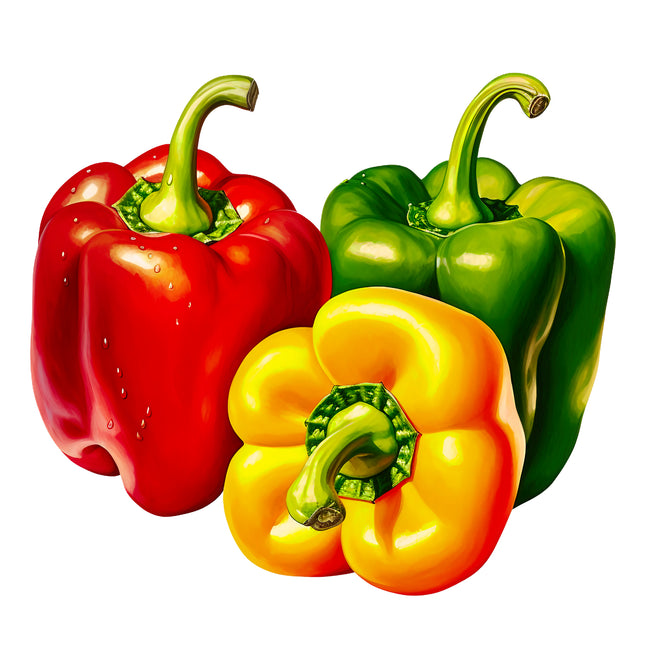 Peppers 100% Cotton Fabric Panel Block EE723