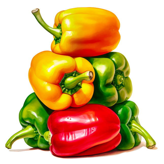 Peppers 100% Cotton Fabric Panel Block EE744