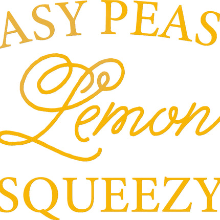 Easy Peasy Lemon 100% Cotton Fabric Panel Block EE894