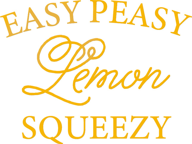 Easy Peasy Lemon 100% Cotton Fabric Panel Block EE894