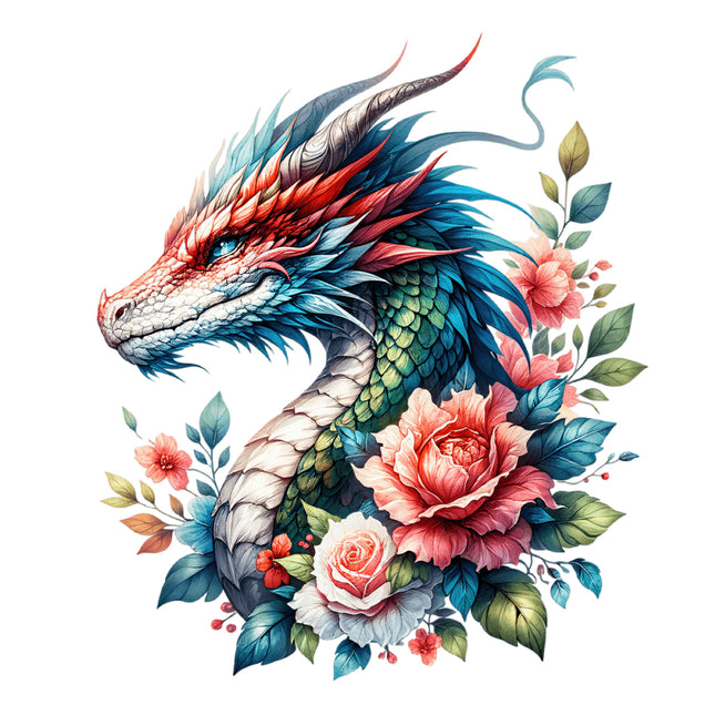 dragon fabric panel