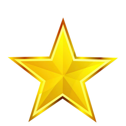 Gold Star 100% Cotton Fabric Panel Block ET6744