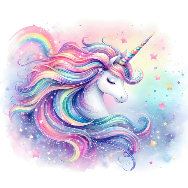unicorn quilt square