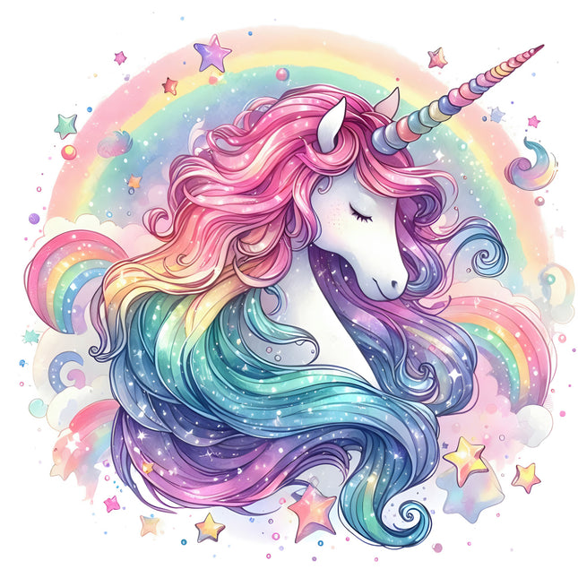 unicorn quilt square