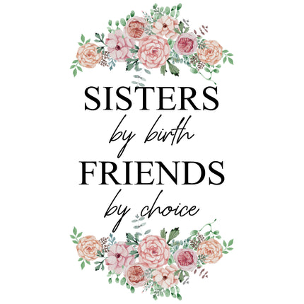 Sisters / Friends 100% Cotton Fabric Panel Block ET832