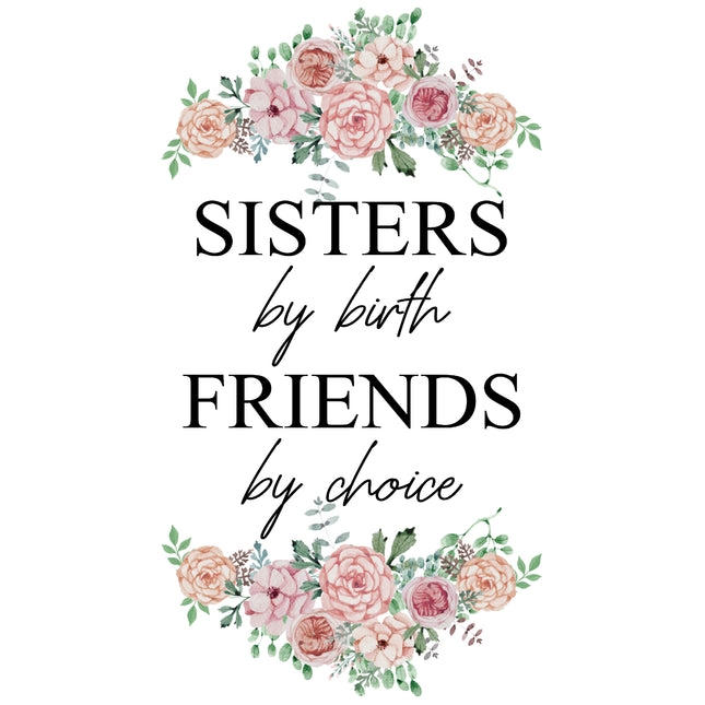 Sisters / Friends 100% Cotton Fabric Panel Block ET832