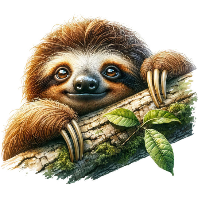 sloth fabric panel