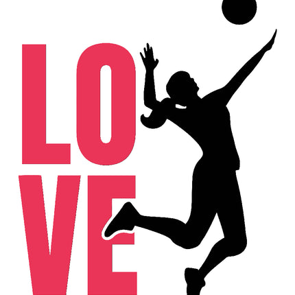 volleyball cotton fabric panel