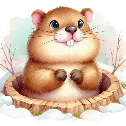 groundhog cotton fabric panel