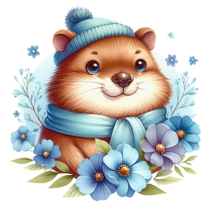 groundhog cotton fabric panel