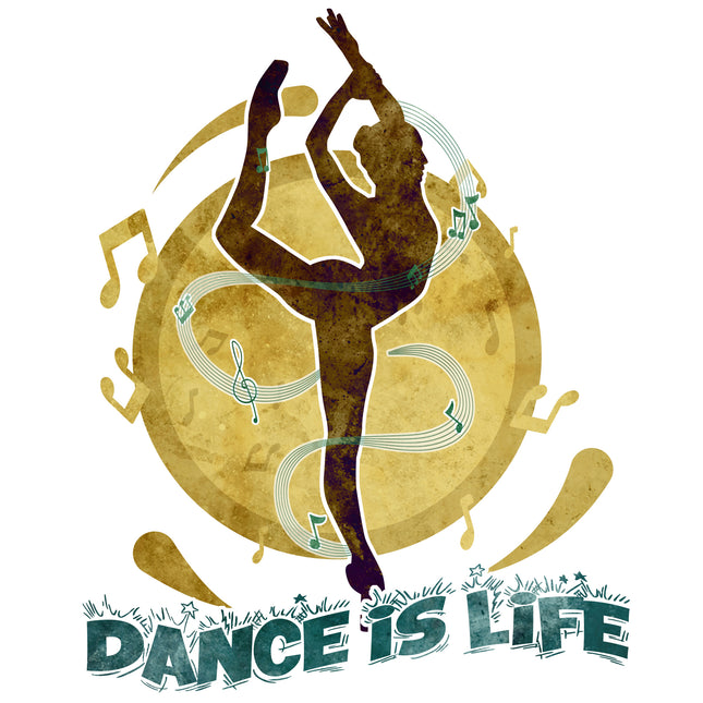 Dance 100% Cotton Fabric Panel Block H138