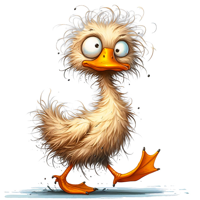 Humor Duck 100% Cotton Fabric Panel Block HM16