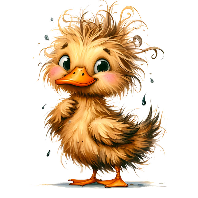 Humor Duck 100% Cotton Fabric Panel Block HM17