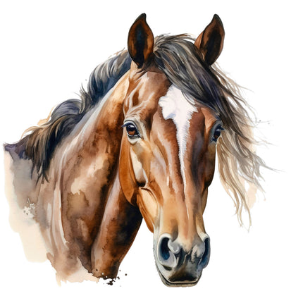 HORSE FABRIC PANEL