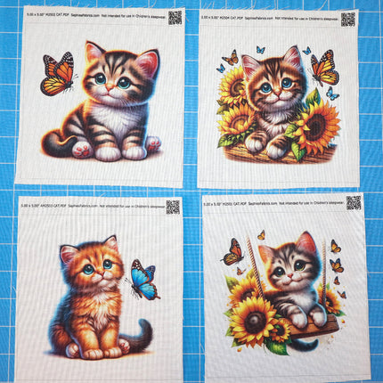 cat quilt blocks