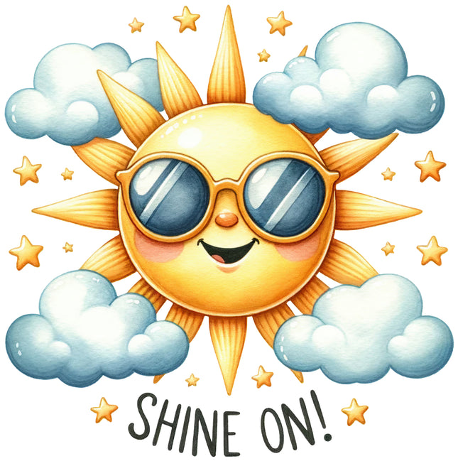 shine on fabric panel