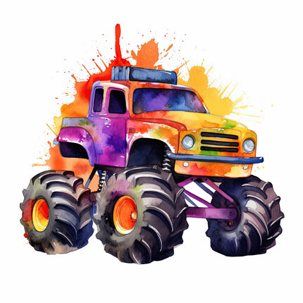 monster truck fabric panel