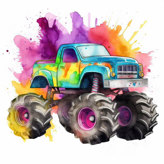 monster truck fabric panel