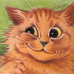 Louis Wain fabric panel