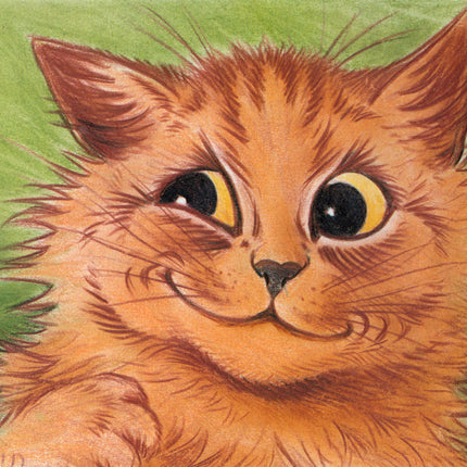 Louis Wain fabric panel