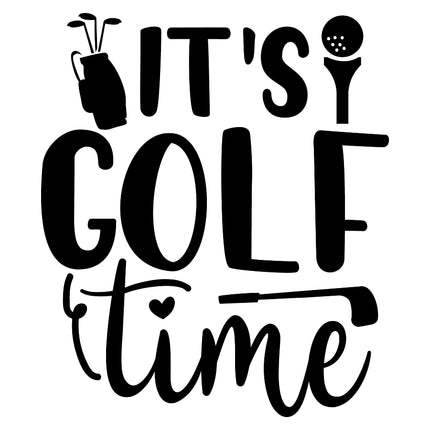 Golf 100% Cotton Fabric Panel Block M1060